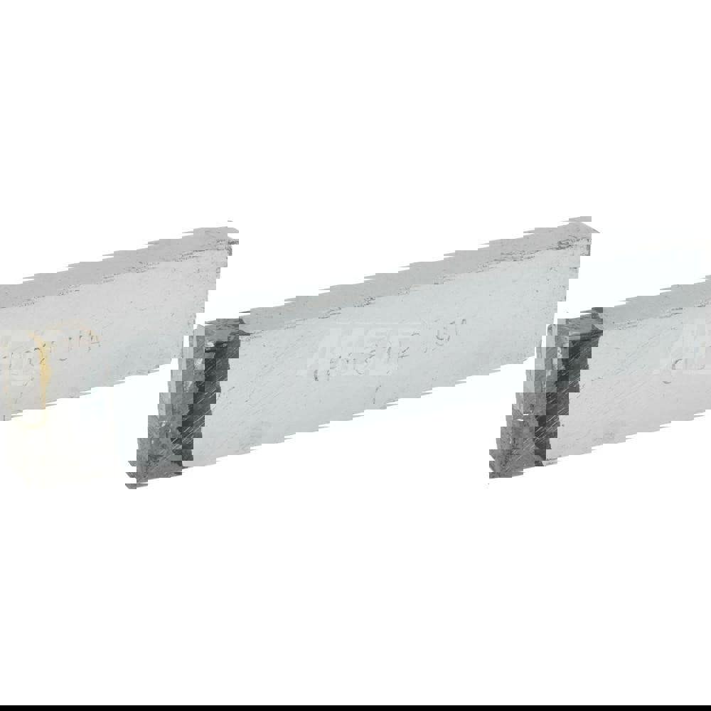 Single Point Tool Bit: 3/8'' Shank Width, 3/4'' Shank Height, Micrograin Solid Carbide Tipped, RH, GR, Cut-Off & Grooving