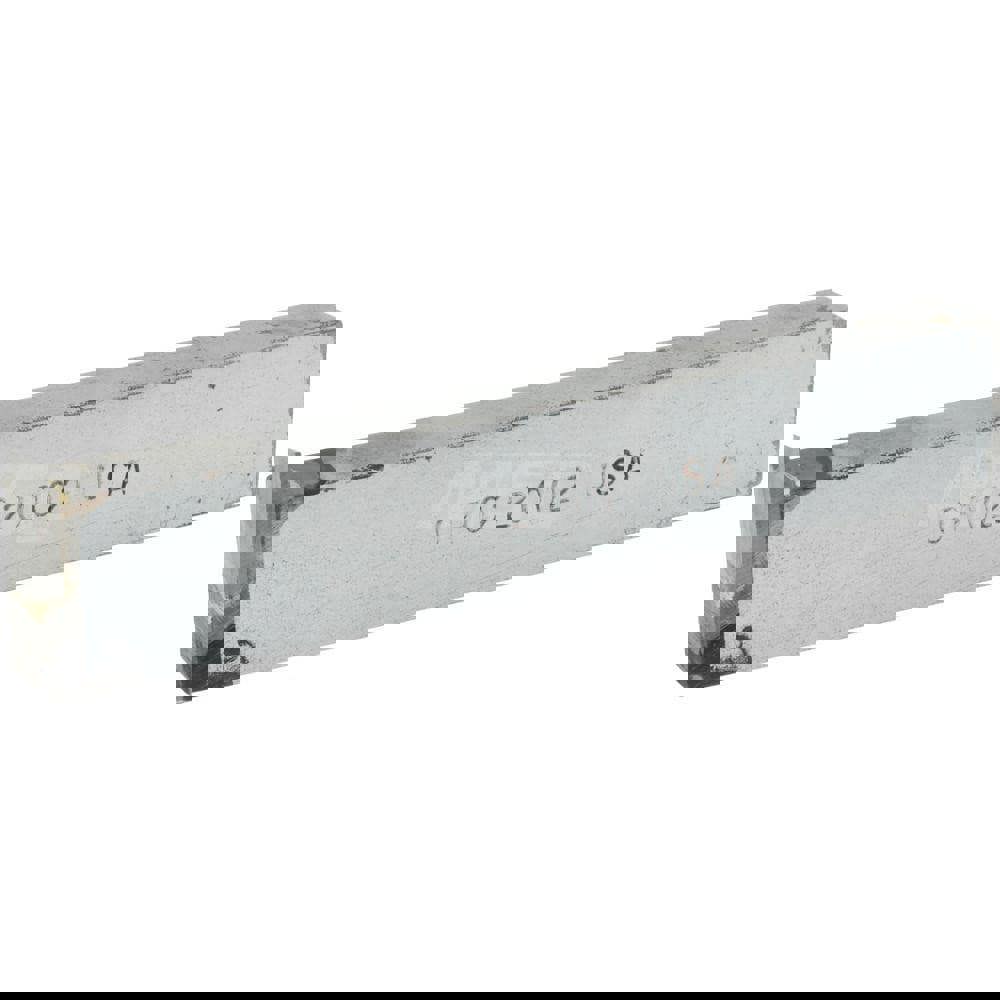 Single Point Tool Bit: 3/8'' Shank Width, 3/4'' Shank Height, Micrograin Solid Carbide Tipped, RH, GR, Cut-Off & Grooving