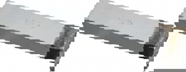 Single Point Tool Bit: 3/8'' Shank Width, 3/4'' Shank Height, Micrograin Solid Carbide Tipped, RH, GR, Cut-Off & Grooving