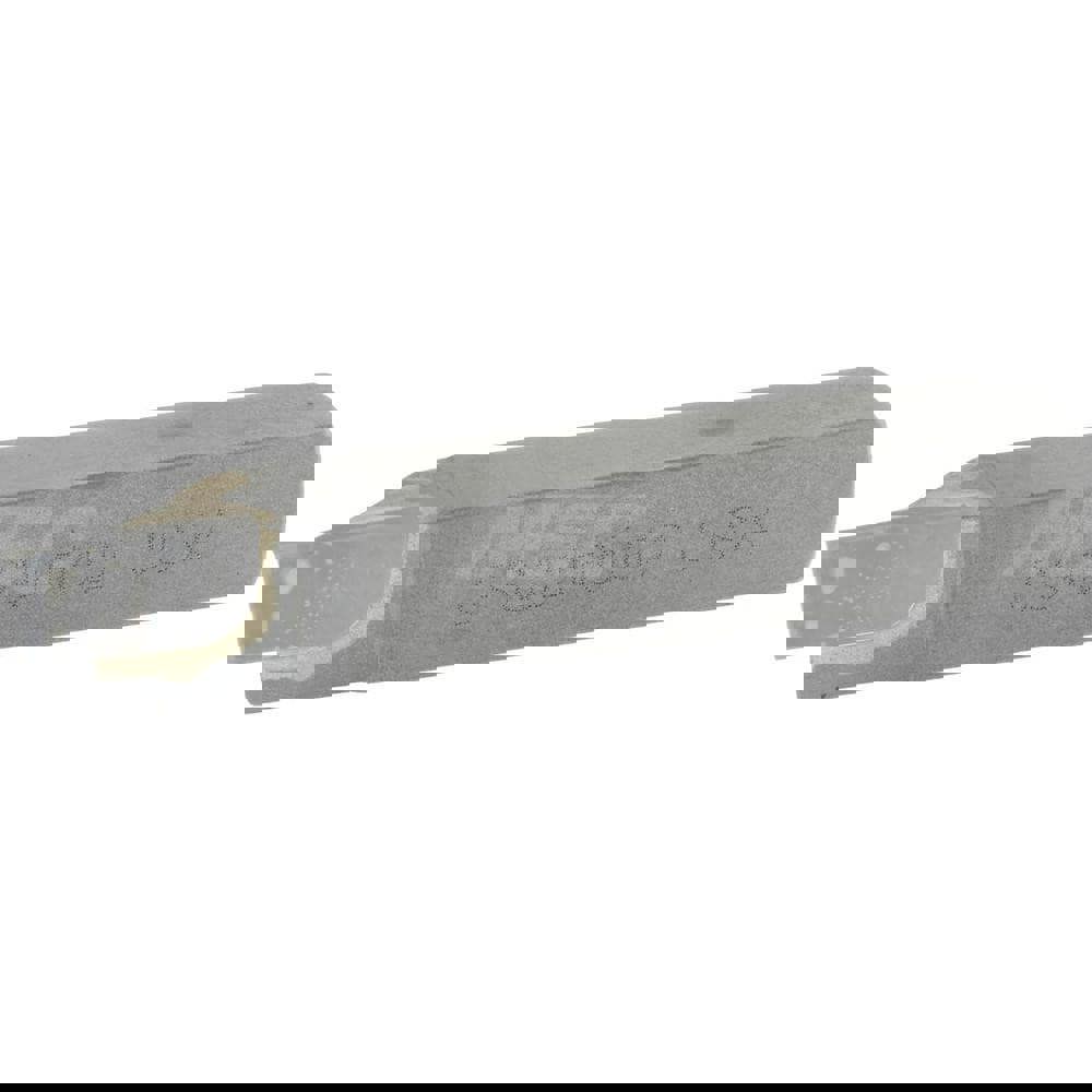 Single Point Tool Bit: 3/8'' Shank Width, 3/8'' Shank Height, Micrograin Solid Carbide Tipped, Neutral, GS, Cut-Off & Grooving