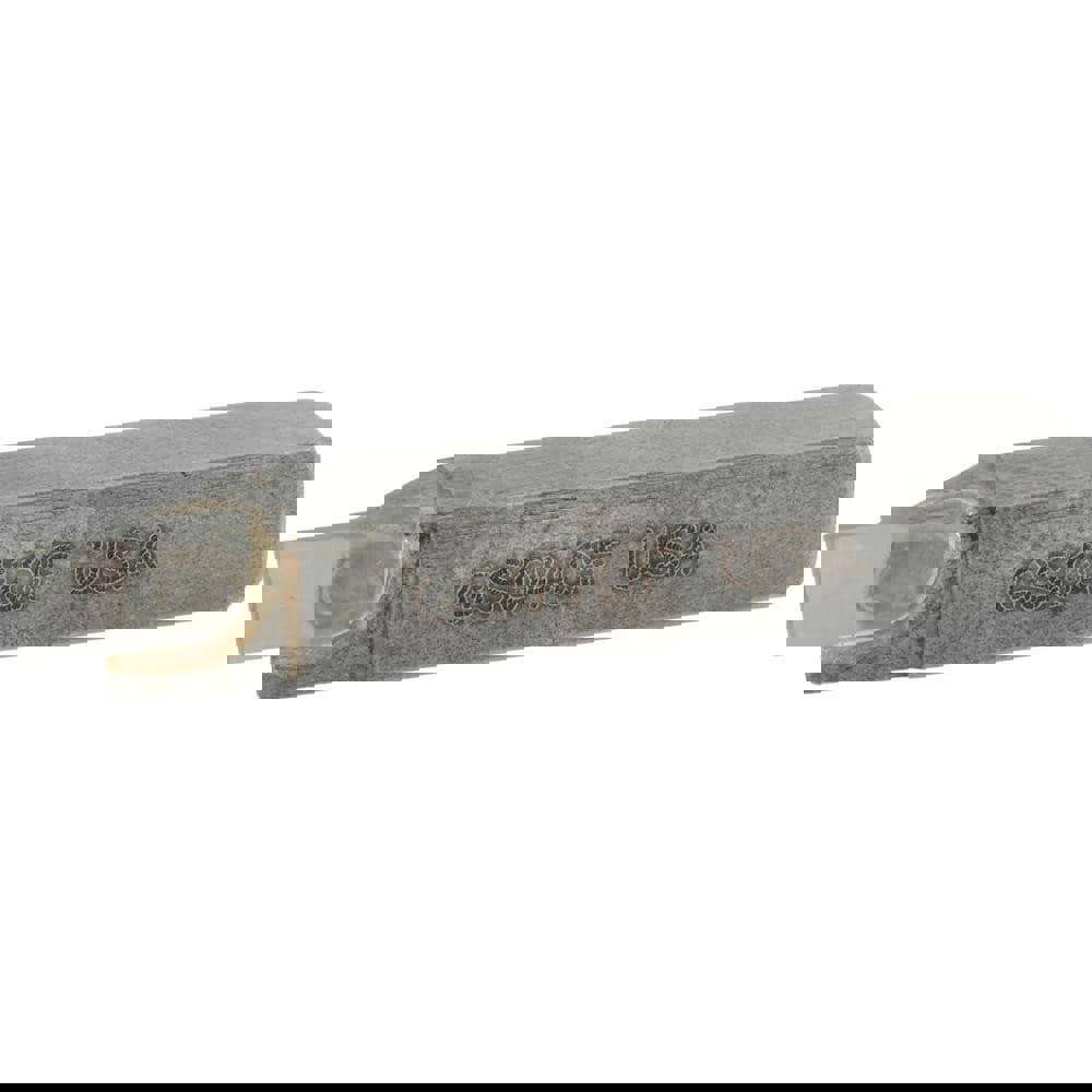 Single Point Tool Bit: 3/8'' Shank Width, 3/8'' Shank Height, Micrograin Solid Carbide Tipped, Neutral, GS, Cut-Off & Grooving