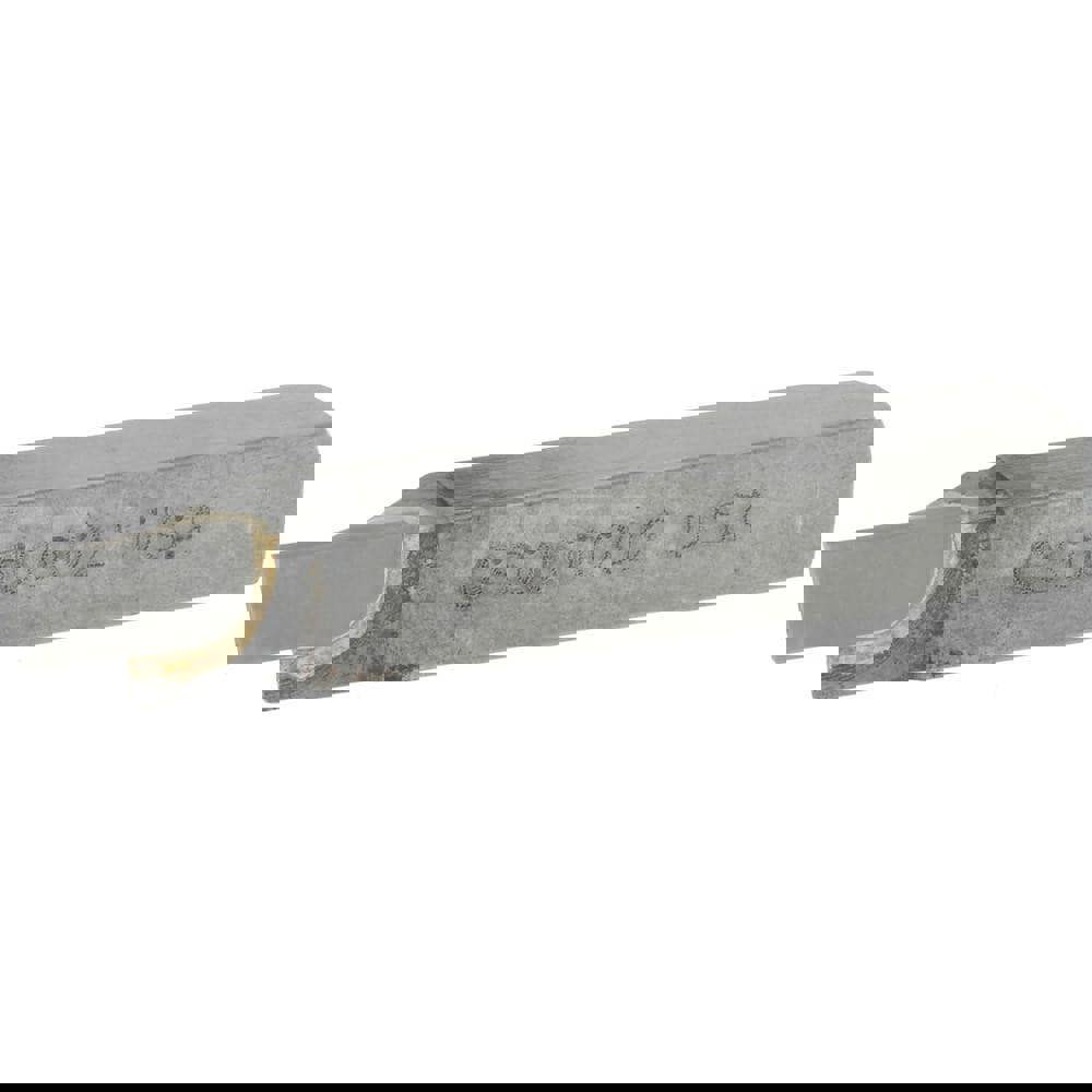 Single Point Tool Bit: 3/8'' Shank Width, 3/8'' Shank Height, Micrograin Solid Carbide Tipped, Neutral, GS, Cut-Off & Grooving