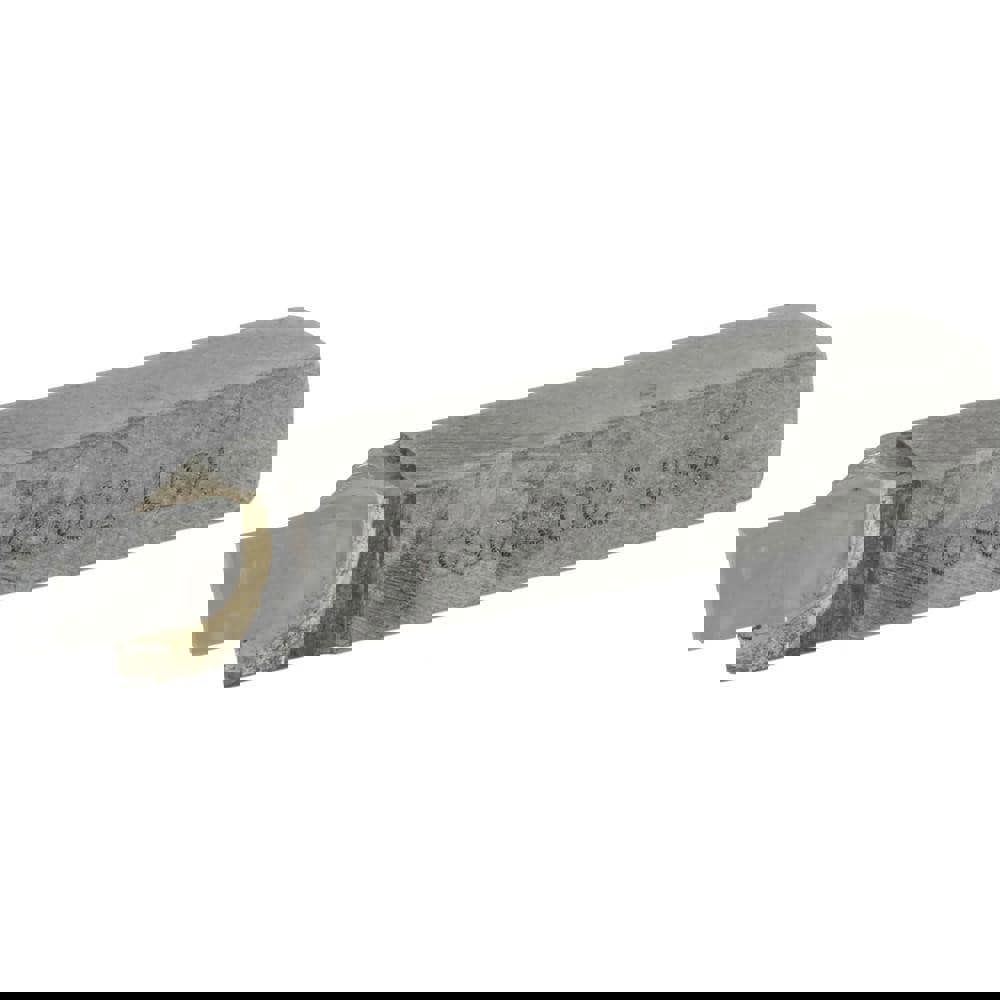 Single Point Tool Bit: 3/8'' Shank Width, 3/8'' Shank Height, Micrograin Solid Carbide Tipped, Neutral, GS, Cut-Off & Grooving