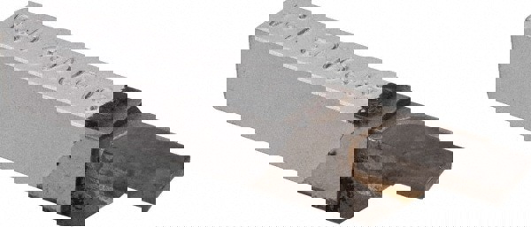 Single Point Tool Bit: 3/8'' Shank Width, 3/8'' Shank Height, Micrograin Solid Carbide Tipped, Neutral, GS, Cut-Off & Grooving