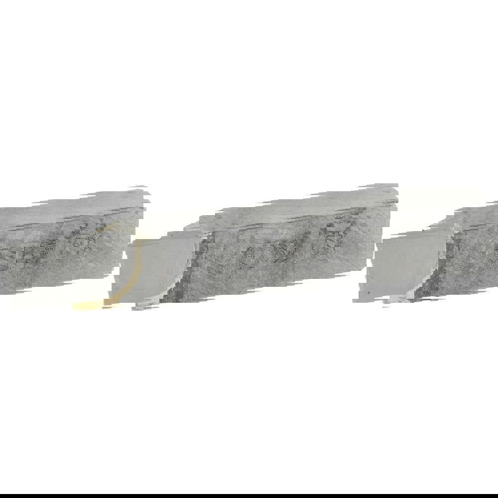 Single Point Tool Bit: 3/8'' Shank Width, 3/8'' Shank Height, Micrograin Solid Carbide Tipped, Neutral, GS, Cut-Off & Grooving