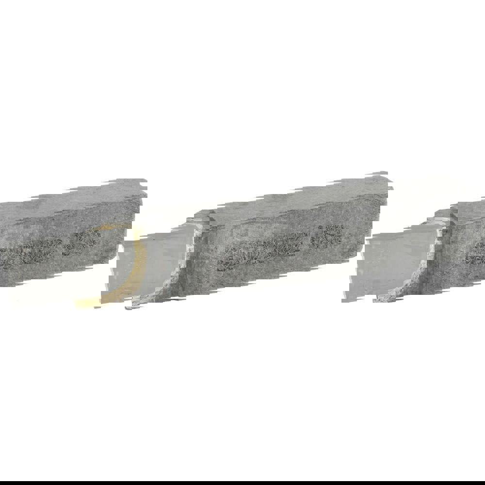 Single Point Tool Bit: 3/8'' Shank Width, 3/8'' Shank Height, Micrograin Solid Carbide Tipped, Neutral, GS, Cut-Off & Grooving