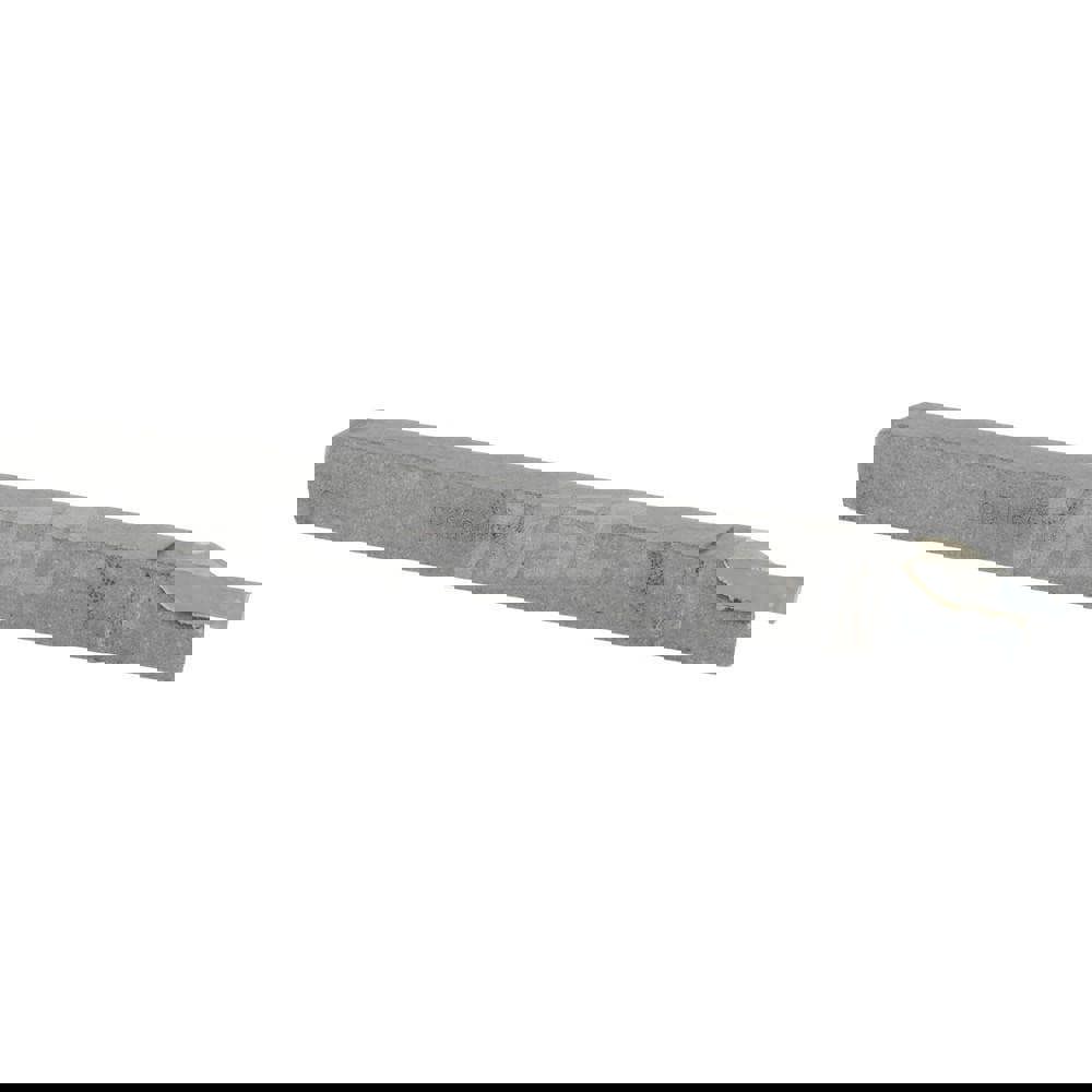 Single Point Tool Bit: 1/2'' Shank Width, 1/2'' Shank Height, Solid Carbide Tipped, LH, LC, Cut-Off & Grooving