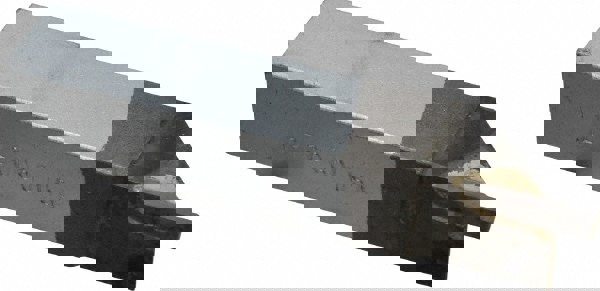 Single Point Tool Bit: 3/4'' Shank Width, 3/4'' Shank Height, Micrograin Solid Carbide Tipped, LH, LC, Cut-Off & Grooving