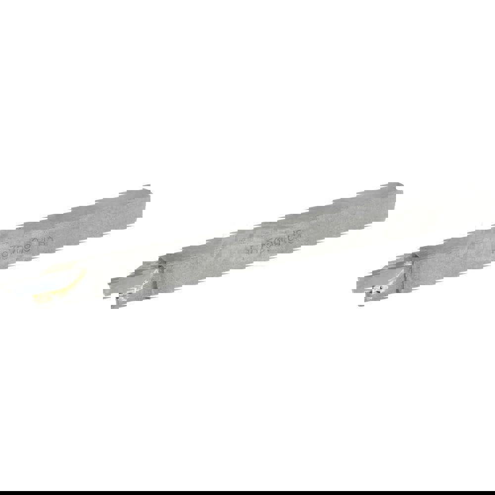 Single Point Tool Bit: 3/8'' Shank Width, 3/8'' Shank Height, Solid Carbide Tipped, RH, RC, Cut-Off & Grooving