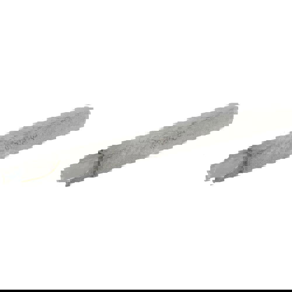 Single Point Tool Bit: 3/8'' Shank Width, 3/8'' Shank Height, Solid Carbide Tipped, RH, RC, Cut-Off & Grooving