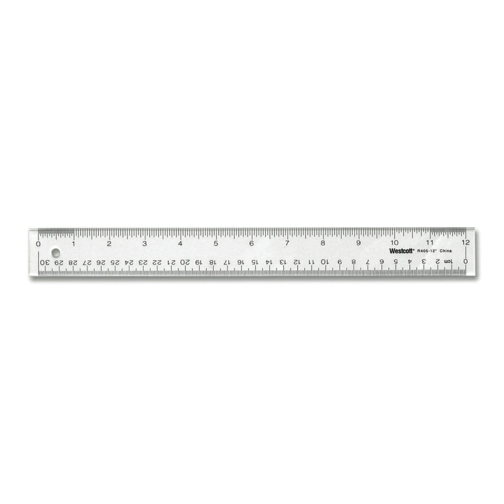 RULER,ACRYLIC,12IN,METRIC