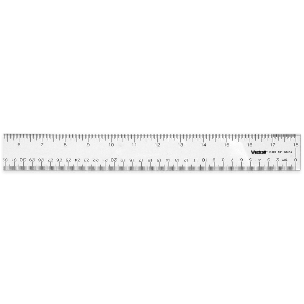 RULER,ACRYLIC,18IN,METRIC