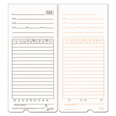 CARD,F/ATR480 TIMECLK,WH