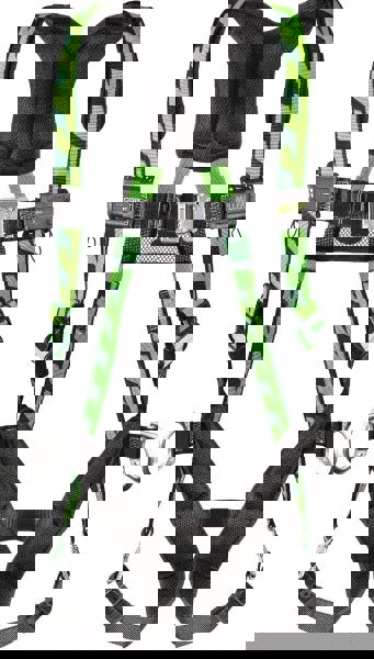 Fall Protection Harnesses: 400 Lb, AirCore Back and Side D-rings Style, Size 2X-Large & 3X-Large, Polyester