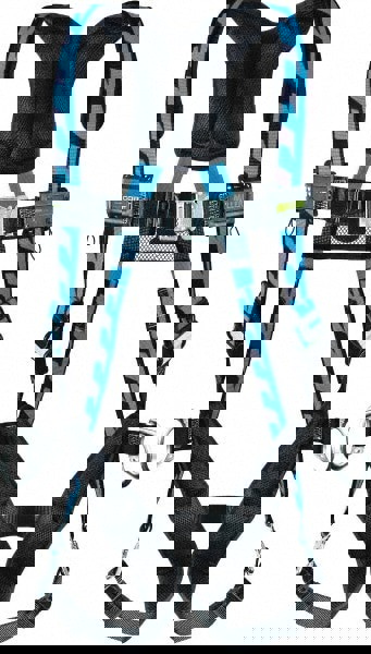 Fall Protection Harnesses: 400 Lb, AirCore Back and Side D-rings Style, Size Universal, Polyester