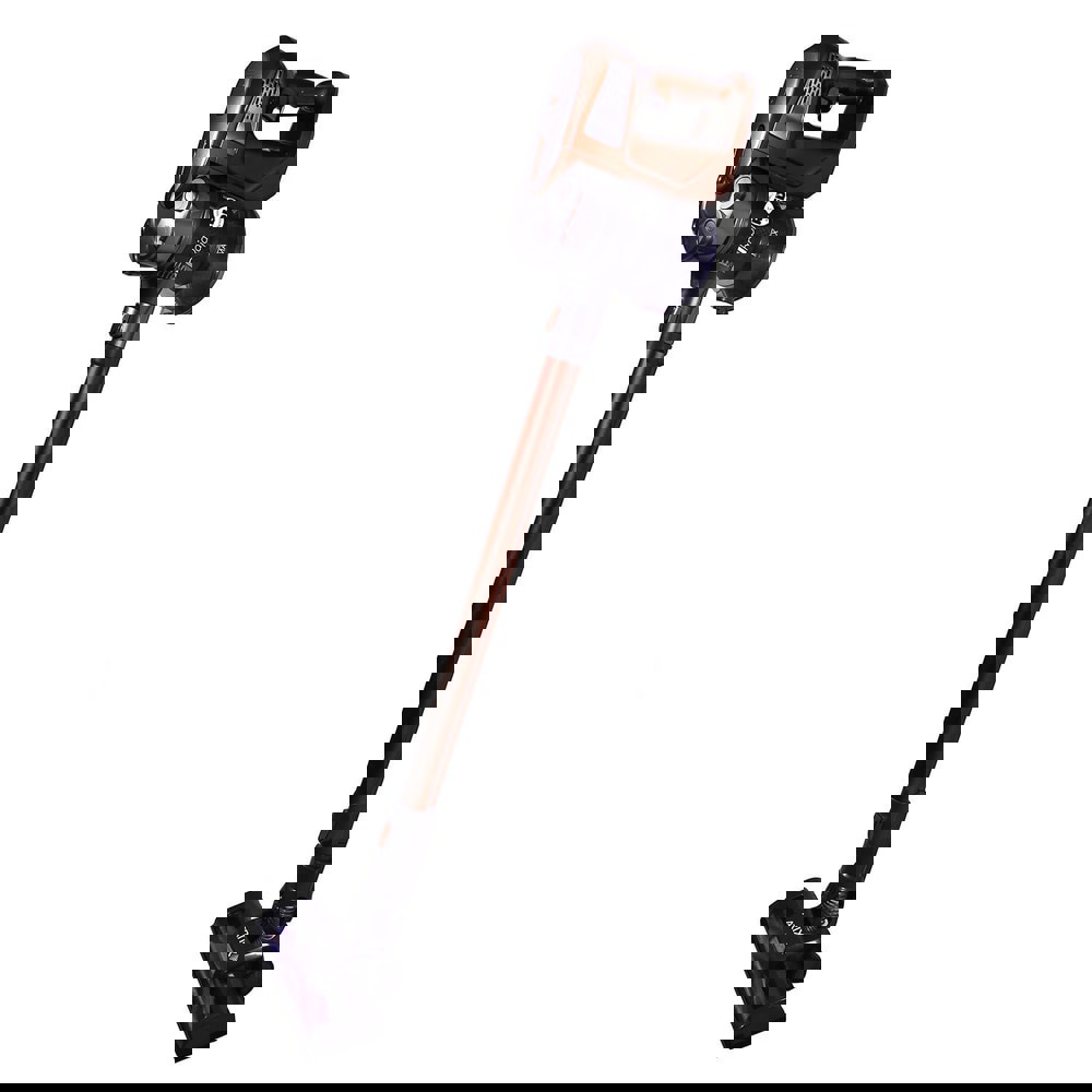 Rapid Red Cordless Stick Vacuum, Microfiber Filtration, 2 qt No-Mess Easy Empty Dust Bin, 22V DC Brushless Digital Motor and Motorized Brushes