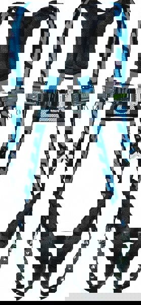 Fall Protection Harnesses: 400 Lb, AirCore Single D-ring Style, Size Universal, Polyester