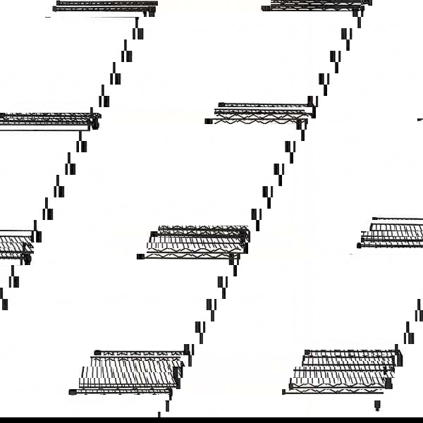 Wire Shelving: Use With 1630 Built-In Combination Lock