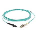1M LC TO MT-RJ M/M OM3 AQUA FIBER UPC DU