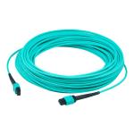30M MPO F/F OM3 AQUA FIBER UPC CROSSOVER