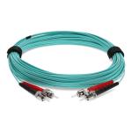 5M ST M/M OM3 AQUA DUPLEX 2 STRAND LSZH