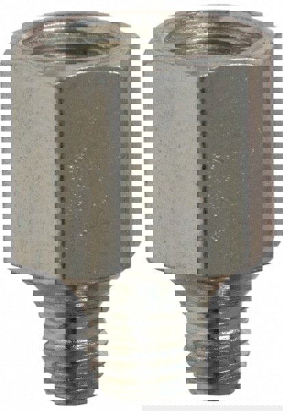 Grease Fitting Adapter: 1/4-28 Female NPT, 90 &deg; Head Angle