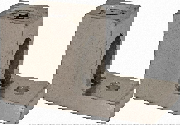 Square Ring Terminal: Non-Insulated, 6 AWG