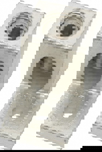 Square Ring Terminal: Non-Insulated, 6 AWG, Compression Connection