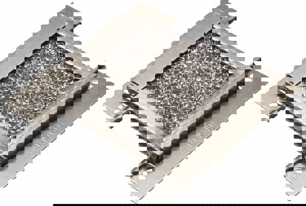 Electrical Enclosure Filter Kit: Aluminum, Use with Enclosure Louver Kits