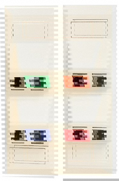 Wall Plates; Wall Plate Type: Sectional Wall Plates ; Wall Plate Configuration: 4 Ports ; Shape: Rectangle ; Number of Gangs: 1; 1 ; Overall Width (Decimal Inch): 2-3/4 ; Standards Met: ANSI/TIA 606-B Compliant; cULus Listed; UL 94 V-0; UL Listed