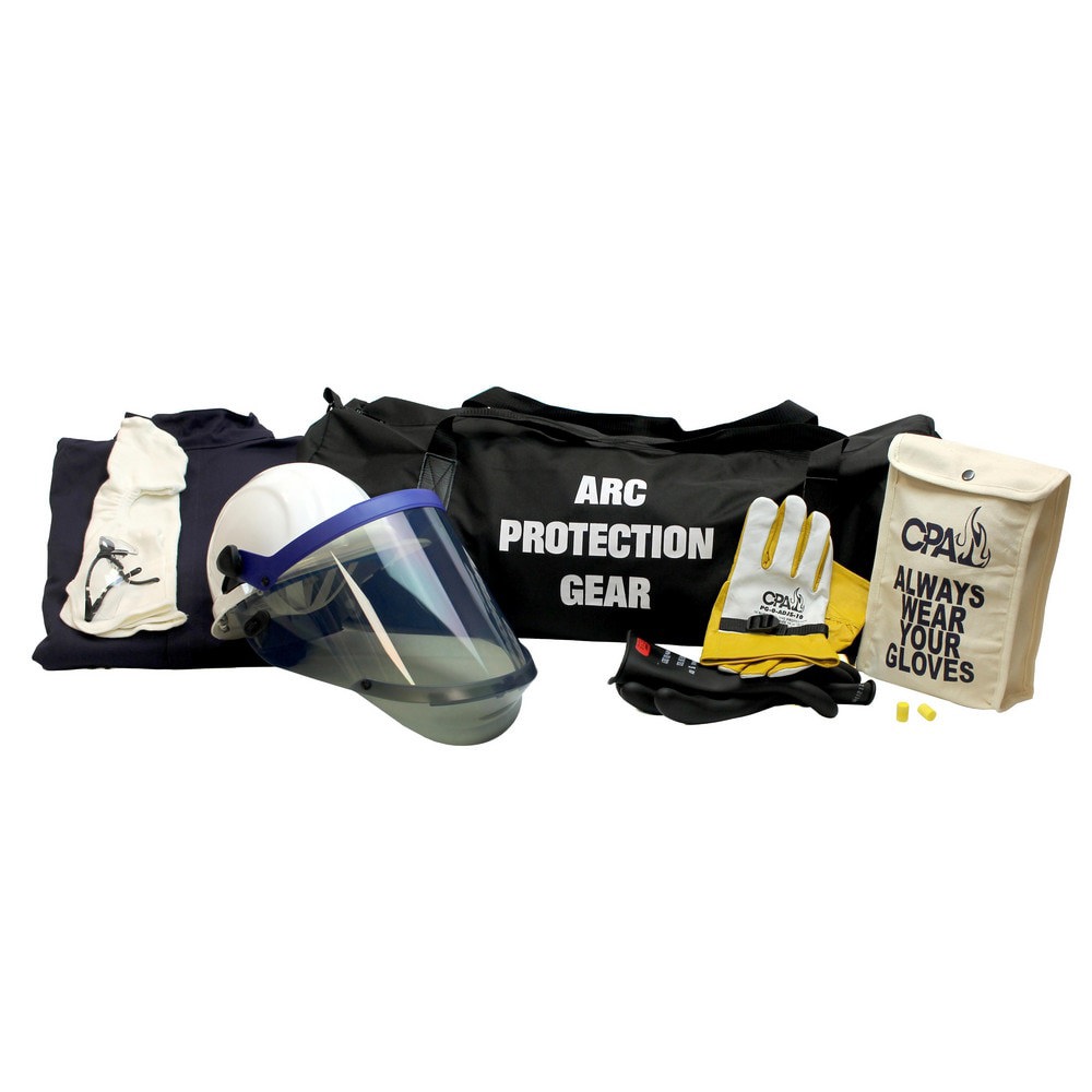 Arc Flash Clothing Kits; Protection Type: Arc Flash ; Garment Type: Coveralls; Hoods ; Maximum Arc Flash Protection (cal/Sq. cm): 12.00 ; Size: 3X-Large ; Glove Type: Electrical Protection Gloves ; Head or Face Protection Type: Electrical Protection Hoods