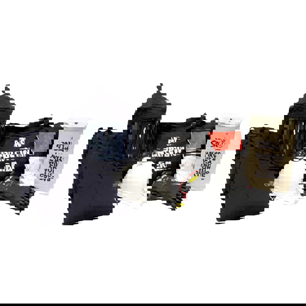 Arc Flash Clothing Kits; Protection Type: Arc Flash ; Garment Type: Bib Overalls; Hoods; Jacket ; Maximum Arc Flash Protection (cal/Sq. cm): 32.00 ; Size: Large ; Glove Type: Electrical Protection Gloves