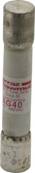 Cylindrical Time Delay Fuse: G, 40 A, 10.3 mm Dia