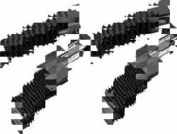 1,500mm Long x 45mm Wide Protective Guide Rail Bellows Covers