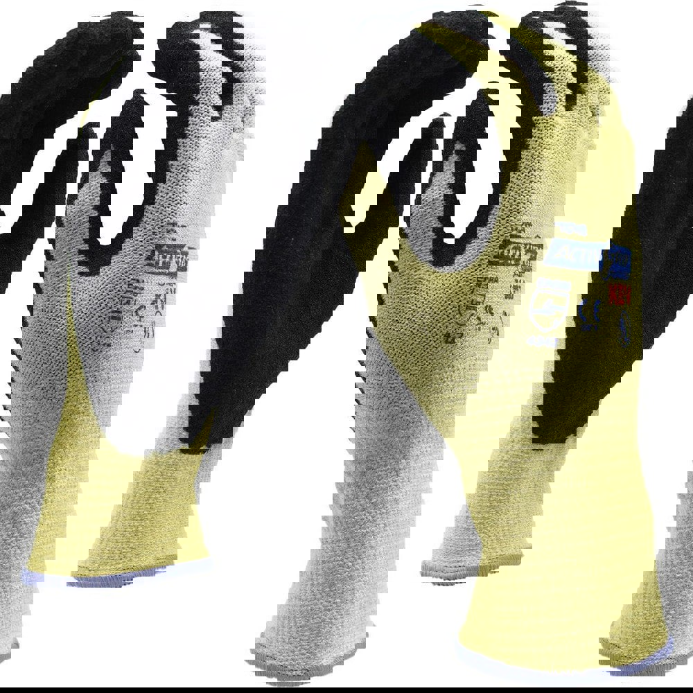 Cut, Puncture & Abrasive-Resistant Gloves: Size M, ANSI Cut 2, ANSI Puncture 2, Kevlar