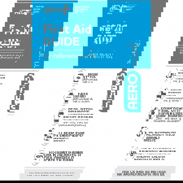 First Aid Handbooks; First Aid Kit Compatibility: Aero Healthcare Kits