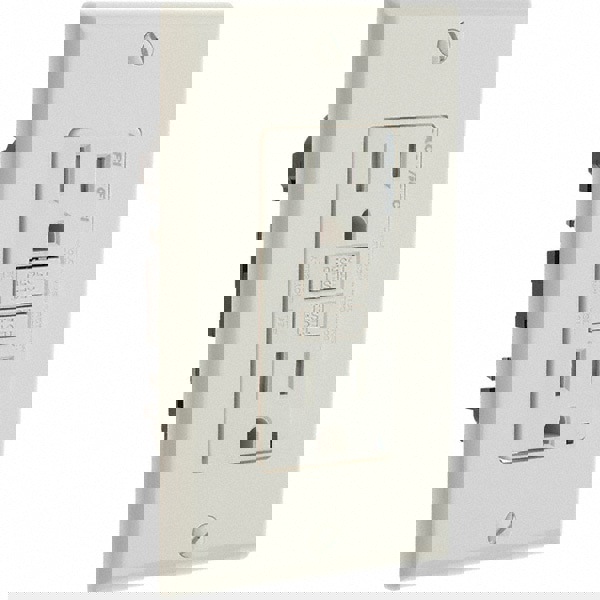 GFCI Receptacles; Grade: Commercial ; NEMA Configuration: 5-15R ; Reset Type: Manual ; Wiring Method: Back; Side ; Number of Phases: 1 ; Number of Wires: 3