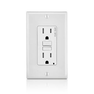 15AMP 125V AFCI/GFCI RECEPT-W