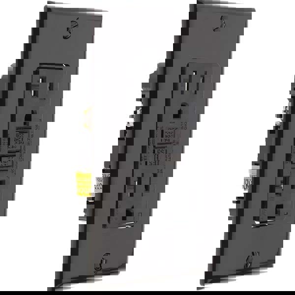 GFCI Receptacles; Grade: Commercial ; NEMA Configuration: 5-20R ; Reset Type: Manual ; Wiring Method: Back; Side ; Number of Phases: 1 ; Number of Wires: 3
