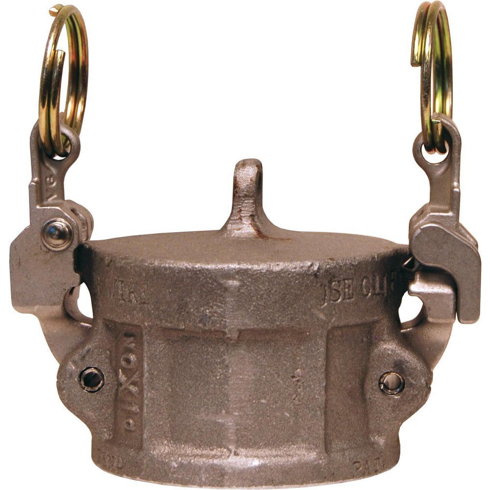 Suction & Discharge Hose Couplings; Type: Type H Dust Cap ; Coupling Type: Cam & Groove ; Coupling Descriptor: EZ Boss-Lock Dust Cap ; Material: Aluminum ; Coupler Size (Fractional Inch): 2 ; Thread Size: Non-Threaded