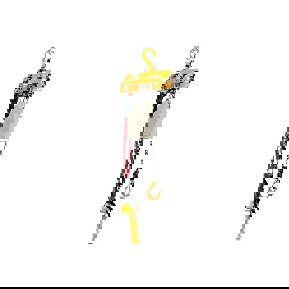 1/8 Ton Load Limit, 10' Max Height Top Hook Air Hoist