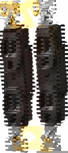 Straight Blade Duplex Receptacle: NEMA 5-15R, 15 Amps, Self-Grounding