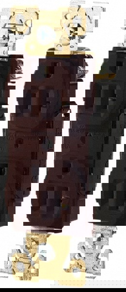 Straight Blade Duplex Receptacle: NEMA 6-20R, 20 Amps, Self-Grounding