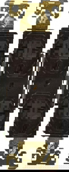 Straight Blade Duplex Receptacle: NEMA 5-15R, 15 Amps, Self-Grounding