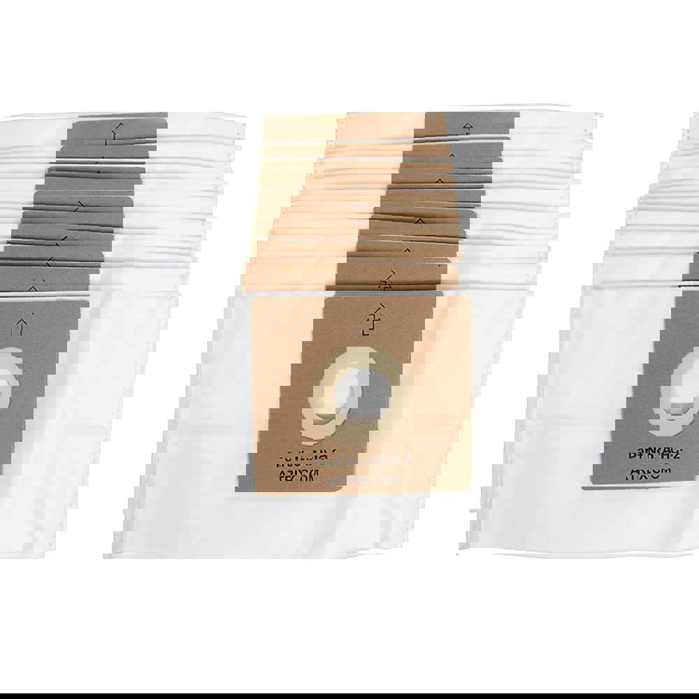 6 qt Capacity Replacement HEPA Filter Bags, 10 Pack