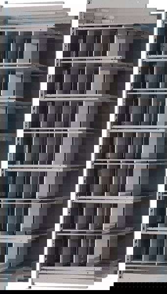 28 Bin Heavy-Duty Deep Bin Industrial Shelving