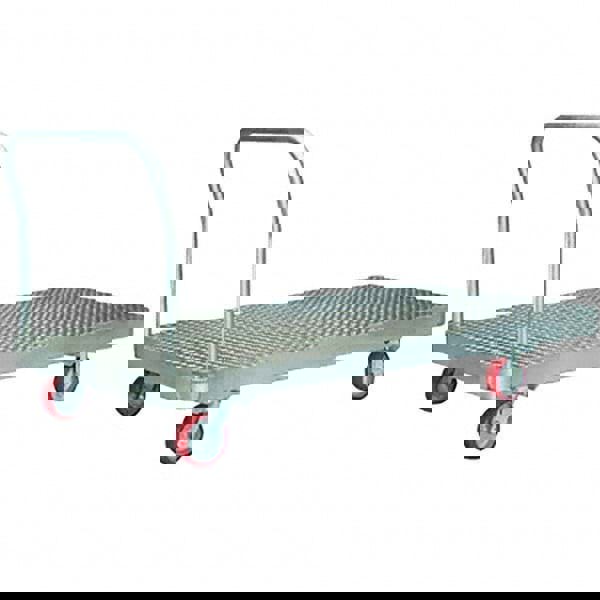 Platform Truck: 2,000 lb Capacity, Aluminum Deck, 48