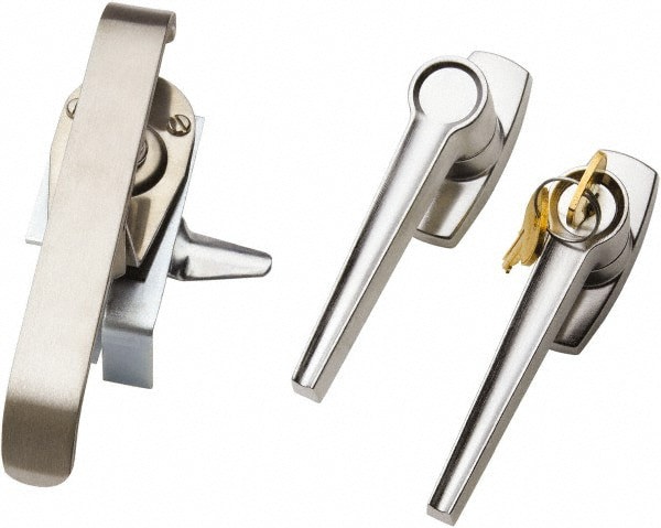 Electrical Enclosure Keylock Kit: Steel, Use with Type 12 Enclosure