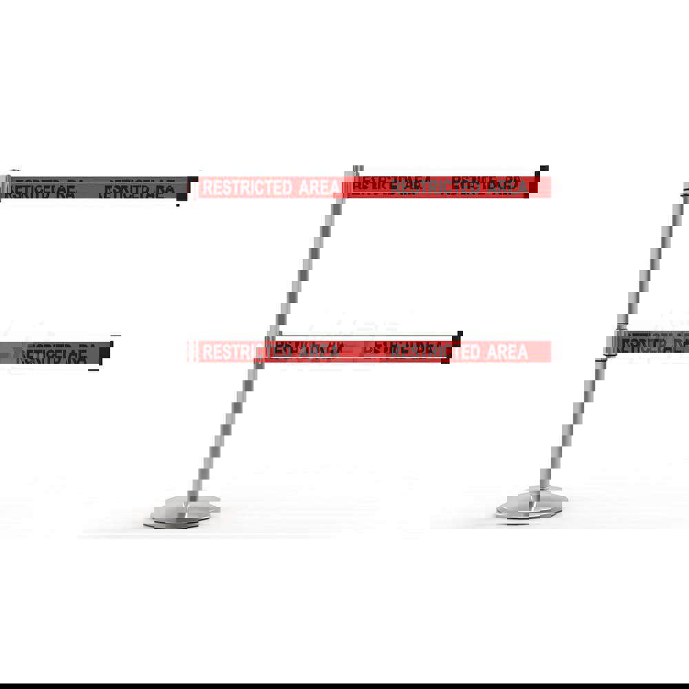 Free Standing Retractable Belt Barrier Post: 40