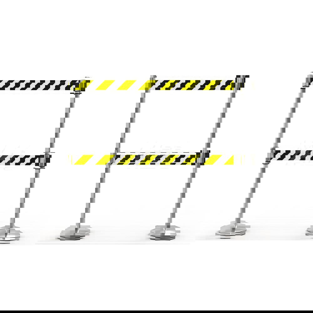 Free Standing Retractable Belt Barrier Post: 40